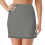 (Grigio) Sottogonna elastica in pizzo da donna, resistente, a mezza vita, bianca 1