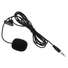Lavalier Microphone 5-Piece Clip-On Condenser Set For Audio Recording, PC And Mobile Compatible, Interviews Podcasts