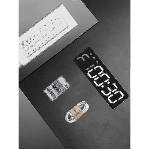 (orange) Gym Timer Training Interval Workout Clock Count Down Up Stopwatch 2