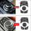 (Modèle E90 A) Bouton de commande multimédia iDrive CIC pour BMW X1, X5, X6, Série 1, 3 et 5 E84 2