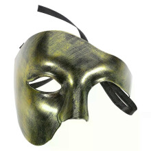 (Golden)Maske Halbauge Multifunktions-Requisite Dekor Kleider Dekorative Maskerade Zarte Tragbare Party