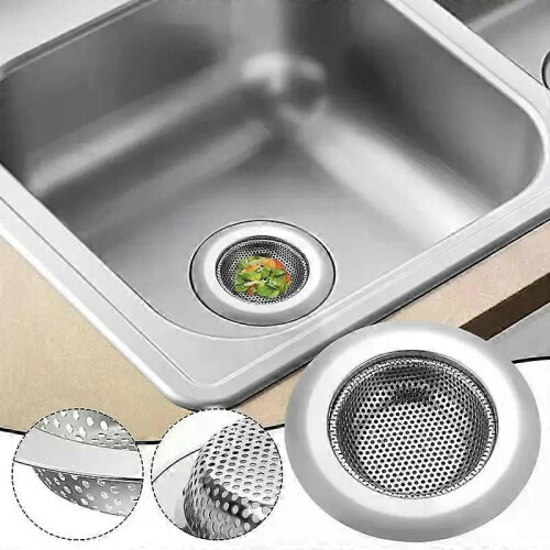 (11,5 cm) Küchenspüle Filter Edelstahl Mesh Spüle Sieb Filter Kanalisation Mesh Siebe Badezimmer 2