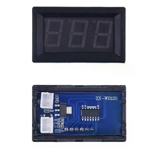 (USA) LED Digital Termometer Temperatursensor DC 12V Termometer Mätområde -50-110C 2