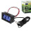 (USA) LED Digital Termometer Temperatursensor DC 12V Termometer Mätområde -50-110C 2