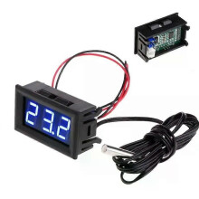 (CINA) Sensore di temperatura del termometro digitale a LED DC 12V Intervallo di misurazione del termometro