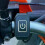 (blue)Waterproof Motorcycle Switch with LED Display Lamp Modified Switch Buttton Handlebar Mount Moto 3