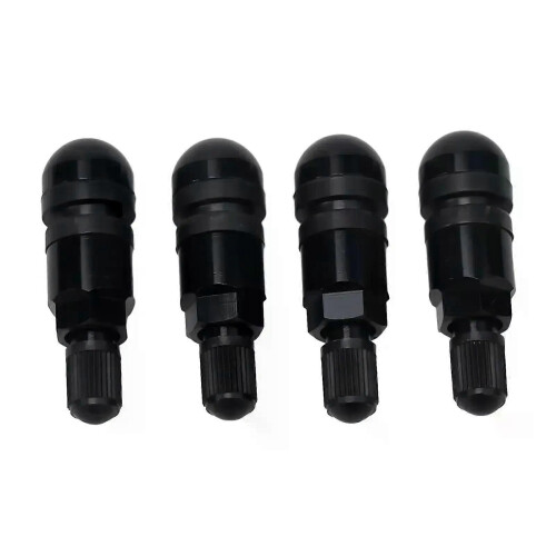 (Silver) 4 st TPMS däcktryckssensor ventilskaft reparationssats för BMW 5-serie svart däcktryckssensor 1