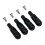 (Silver) 4 st TPMS däcktryckssensor ventilskaft reparationssats för BMW 5-serie svart däcktryckssensor 5
