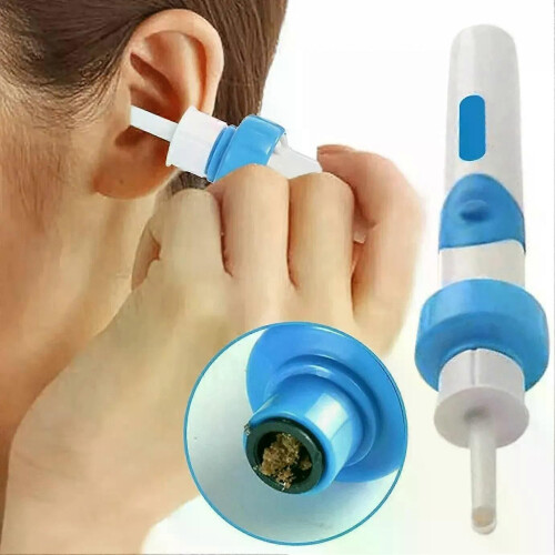 (1 set)Electric Ear Cleaner Earwax Removal Tool with Soft Tip Safe Suction Device Wireless Operation 1
