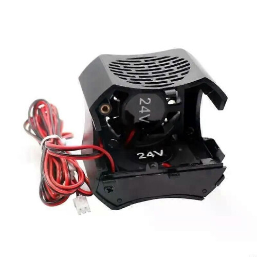 (zonder ventilator) 3D-printer Hot End voor Ender3 v2 Complete set nozzle Plastic ventilatorkap 24V 1