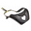 (Black)Saxophone Neck Strap Soft Sax Leather Padded with Adjustable Bend and Foldable Shoulder Strap 1