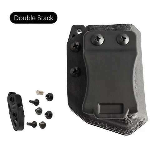 (Double Stack) Universal Tactical IWB OWB 9mm/40 Gürtelclip Single Double Stack Magazintasche Holster