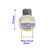 (Plastic connector)1/2 3/4 Thread Stainless Steel Mesh Strainer Irrigation Aquarium Water Pump Fillter