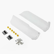 (1 paar weiß) Motocross Gabel Guards Protector Abdeckungen Absorber Fender Abdeckung Für CHINESISCHE