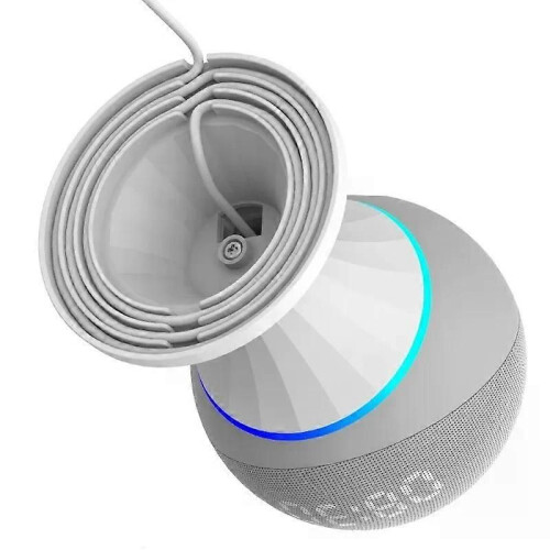 Support (blanc) pour enceinte Echo Dot 5/4 : meilleure qualité sonore, design élégant, support d'enceinte 1