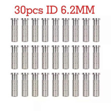 (30 stücke 6,2mm) 30 stücke Aluminium Sitz Für Jagd Welle Pfeilspitze fit ID 62 mm Oder ID 76mm carbon