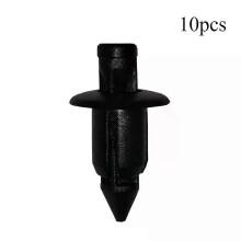 (10 pezzi) 10/20 pezzi per motociclette Suzuki Yamaha, rivetto con clip filettata nera, clip a punta