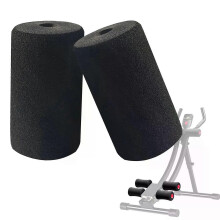(2 stuks 160 mm) Fitness voetschuimrollen vervangende pads voor beenstrekkers voor gewichtsbankoefeningen