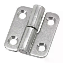 (Vänster) 1 st avtagbart gångjärn i rostfritt stål, gångjärn för aluminiumdörr, badrum, skjutled, avtagbar