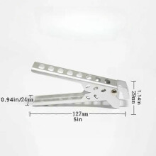 (zilver)Anti-hete legering pot clip kom grijper pot voedsel klem keuken kom schotel pan anti-verbranding