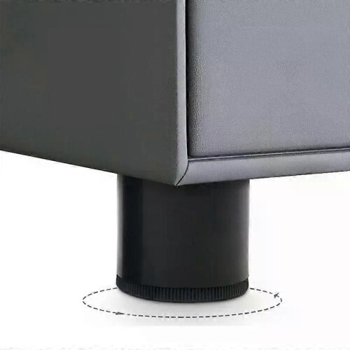 (51,5 mm) 4 pezzi piedini rotondi per mobili resistenti e resistenti per divani e mobili, piedini per 2