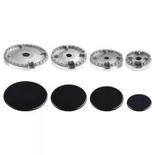 (Litteä) 1-asentoinen liesikansi, liesihattu, kovera/litteä kaasulieden lisävarusteet, liesipoltin Shabav-liesi