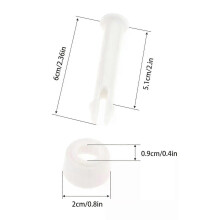 (6 cm) 12 pezzi/set Set di tappi per piscina Accessori per piscina Staffa per struttura in metallo per