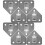 (8Pcs Red)8 Pcs Fire Extinguisher Extingusher Bracket Hook Mounting for Wall Accessories Brackets Iron 2