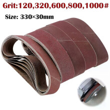 (Endast 36 st. slipband) Bandslipmaskin, justerbar slipmaskin med 7 hastigheter och 120-1000
