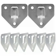 (8 pezzi argento) 8 pezzi estintore staffa gancio di montaggio per accessori da parete staffe