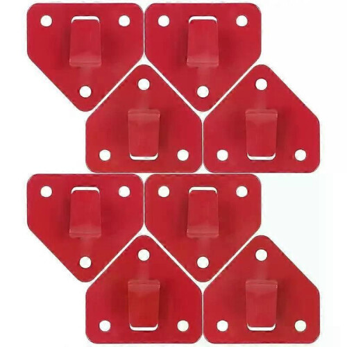 (8Pcs Sliver)8 Pcs Fire Extinguisher Extingusher Bracket Hook Mounting for Wall Accessories Brackets 2