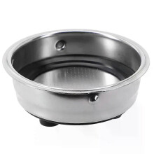 (Einzelne Tasse) 51 mm Edelstahl-Siebkaffee, wiederverwendbarer Filter für Espressomaschinen-Zubehör