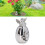 30x40mm Stainless Steel Pet Cremation Urn – Rustproof, Elegant, Large Size 16