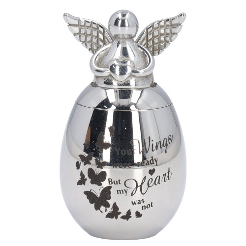 30x40mm Stainless Steel Pet Cremation Urn – Rustproof, Elegant, Large Size 2