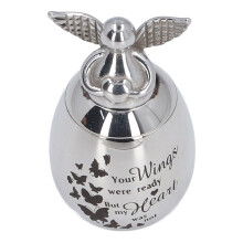 30x40mm Stainless Steel Pet Cremation Urn – Rustproof, Elegant, Large Size