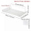 (Bianco) Mensola da parete per router Wi-Fi, supporto per decoder, portarouter, camera da letto 1