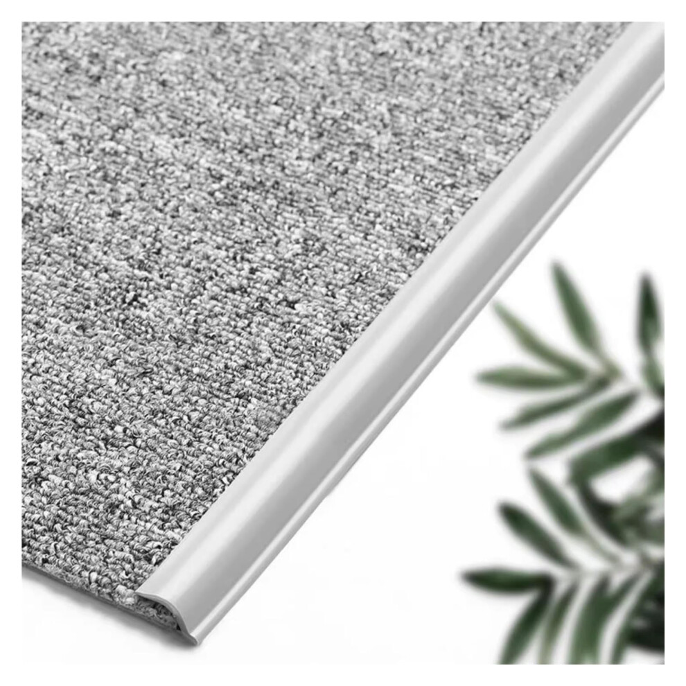 Pvc Carpet Edge Trim Self-Adhesive Waterproof Floor-To-Carpet Transition Strip Grey 3M 6947110916897