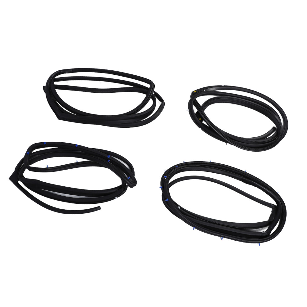 4Pcs Car Door Seal Strip For Civic 2006-2011 Rubber Weatherstrip 7601337345807