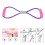 2Pcs 8-Shaped Pull Rope Chest Expander Elasticity 4