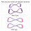 2Pcs 8-Shaped Pull Rope Chest Expander Elasticity 11