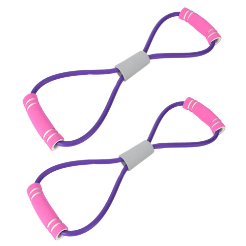 2Pcs 8-Shaped Pull Rope Chest Expander Elasticity 1