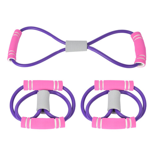 2Pcs 8-Shaped Pull Rope Chest Expander Elasticity 2