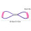 2Pcs 8-Shaped Pull Rope Chest Expander Elasticity 9