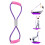 2Pcs 8-Shaped Pull Rope Chest Expander Elasticity 5