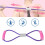 2Pcs 8-Shaped Pull Rope Chest Expander Elasticity 7