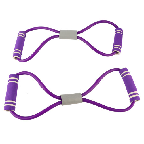 2Pcs 8-Shaped Pull Rope Chest Expander Elasticity