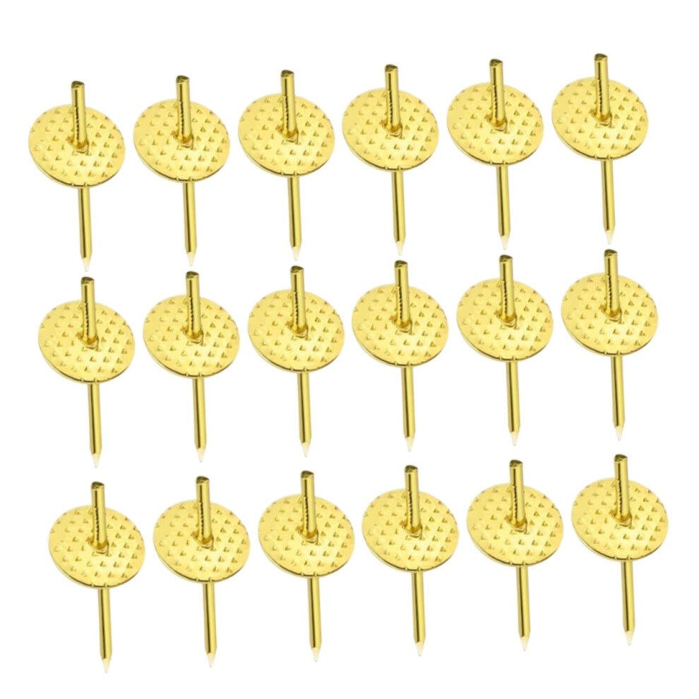 Picture Hanging Nails 50 Pieces Gold Iron Frame Hangers For Pictures And Frames, Metal Nails And Hooks Set 6482260440804