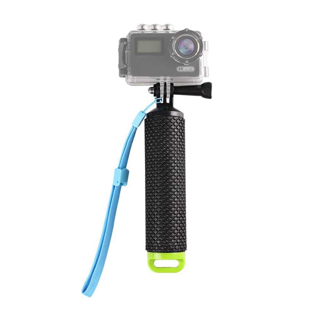 Floating Hand Grip For Sports Camera Gopro Hero Accessory Kit, Dji Osmo Action Compatible Waterproof Monopod Green 6482260440835