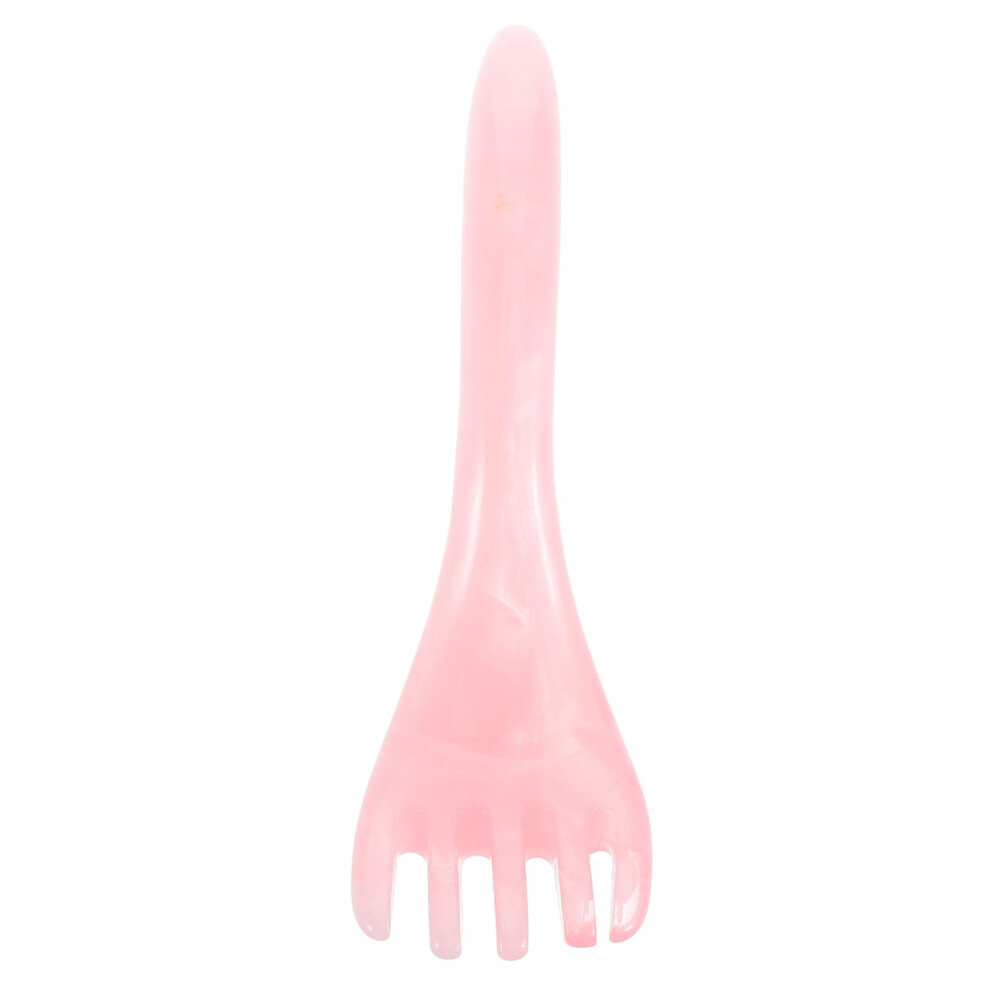 Pink Massage Head Scratcher Scalp Massager Scalp Washer Resin Hair Care Comb
