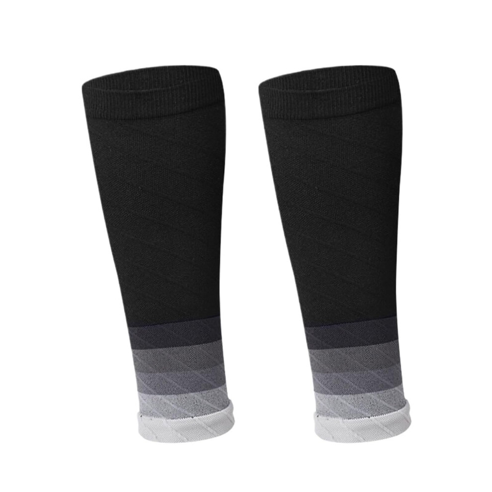 Gray Calf Compression Sleeve 1 Pair Unisex 20-30Mmhg Shin Splints